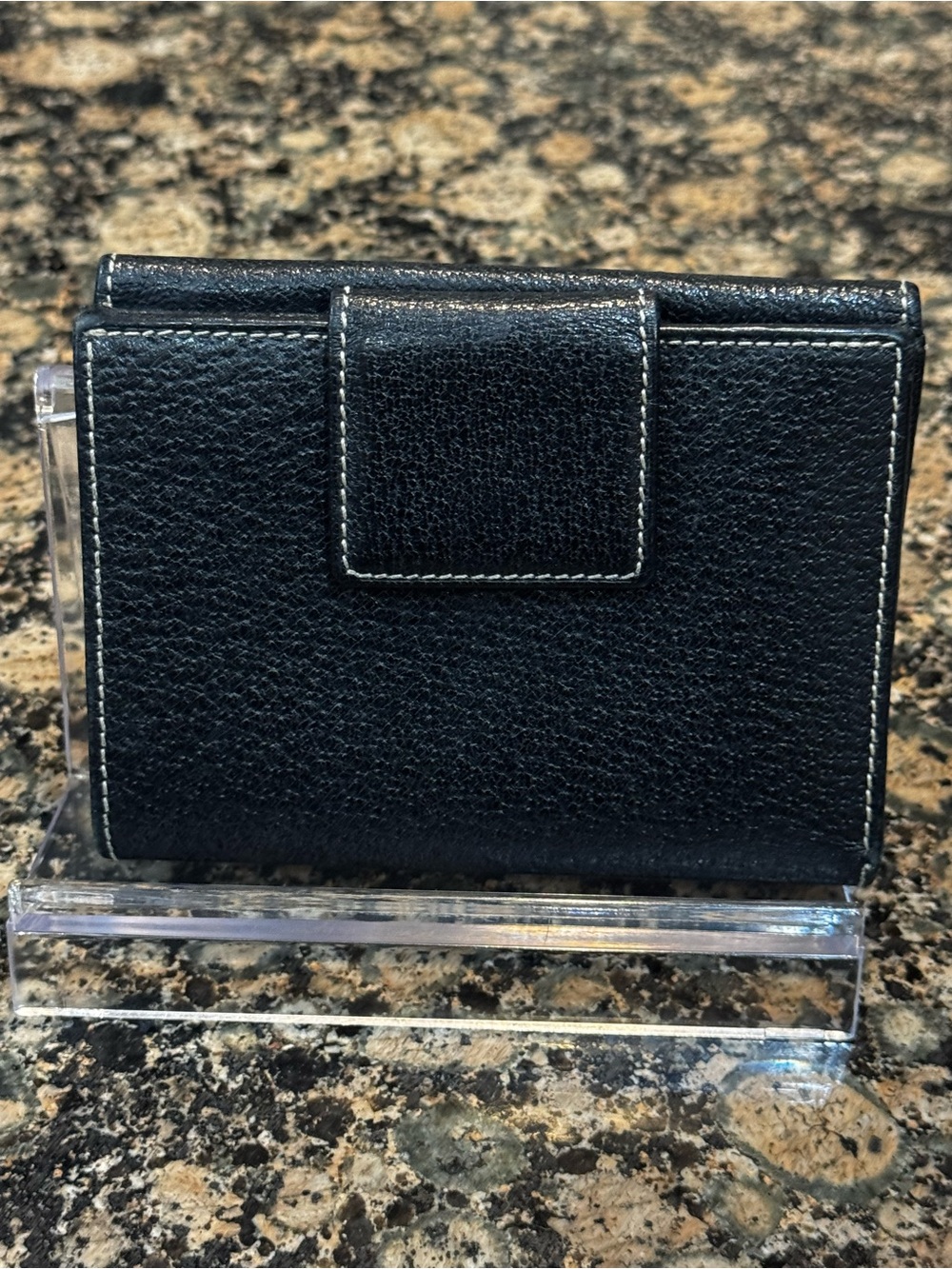 Kate Spade ♠️ Pebbled Leather Wallet Made in Italy - Picture 2 of 7